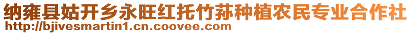 納雍縣姑開鄉(xiāng)永旺紅托竹蓀種植農(nóng)民專業(yè)合作社