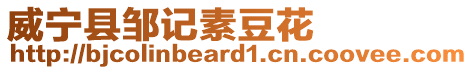 威寧縣鄒記素豆花