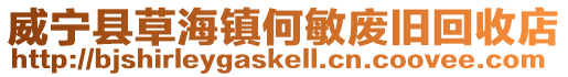 威寧縣草海鎮何敏廢舊回收店
