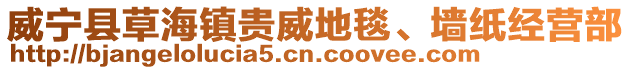 威寧縣草海鎮貴威地毯、墻紙經營部