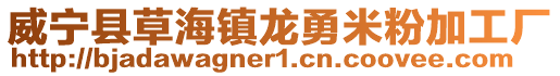 威寧縣草海鎮龍勇米粉加工廠