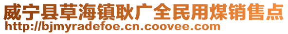 威寧縣草海鎮(zhèn)耿廣全民用煤銷售點(diǎn)