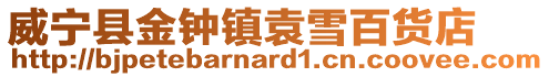 威寧縣金鐘鎮(zhèn)袁雪百貨店