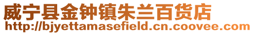 威寧縣金鐘鎮朱蘭百貨店