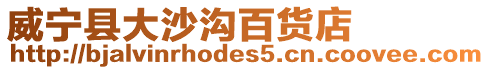 威寧縣大沙溝百貨店