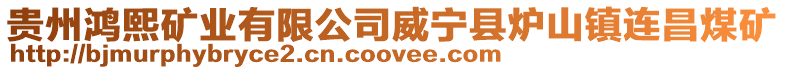 貴州鴻熙礦業(yè)有限公司威寧縣爐山鎮(zhèn)連昌煤礦
