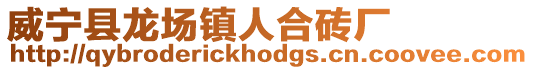 威寧縣龍場(chǎng)鎮(zhèn)人合磚廠
