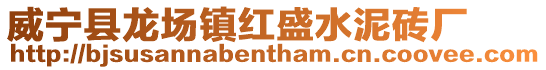 威寧縣龍場(chǎng)鎮(zhèn)紅盛水泥磚廠