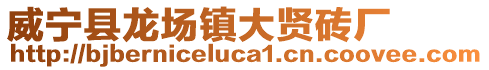 威寧縣龍場鎮大賢磚廠