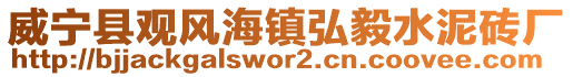 威寧縣觀風海鎮弘毅水泥磚廠