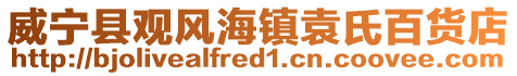 威寧縣觀風海鎮袁氏百貨店