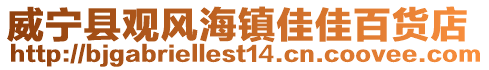 威寧縣觀風(fēng)海鎮(zhèn)佳佳百貨店