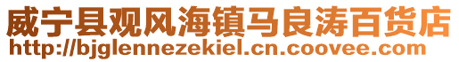 威寧縣觀風海鎮馬良濤百貨店