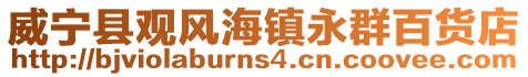威寧縣觀風海鎮永群百貨店