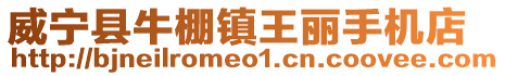 威寧縣牛棚鎮(zhèn)王麗手機(jī)店
