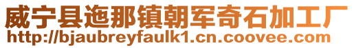 威寧縣迤那鎮朝軍奇石加工廠