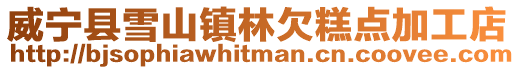 威寧縣雪山鎮林欠糕點加工店
