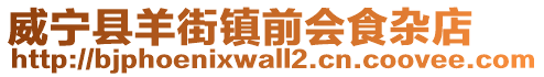 威寧縣羊街鎮前會食雜店
