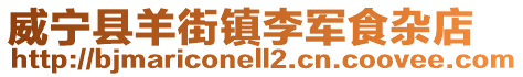 威寧縣羊街鎮李軍食雜店