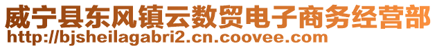 威寧縣東風鎮云數貿電子商務經營部