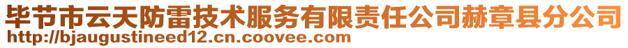 畢節市云天防雷技術服務有限責任公司赫章縣分公司