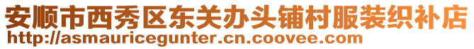 安順市西秀區(qū)東關(guān)辦頭鋪村服裝織補(bǔ)店