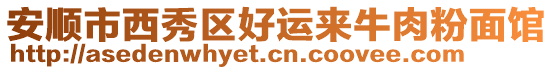 安順市西秀區(qū)好運(yùn)來牛肉粉面館