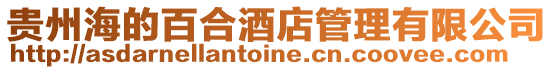 貴州海的百合酒店管理有限公司