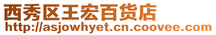西秀區王宏百貨店