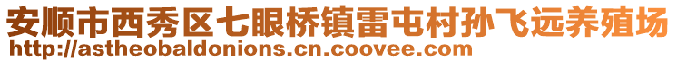 安順市西秀區(qū)七眼橋鎮(zhèn)雷屯村孫飛遠(yuǎn)養(yǎng)殖場
