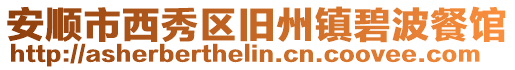 安順市西秀區(qū)舊州鎮(zhèn)碧波餐館