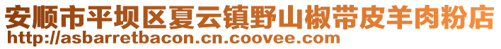 安順市平壩區夏云鎮野山椒帶皮羊肉粉店