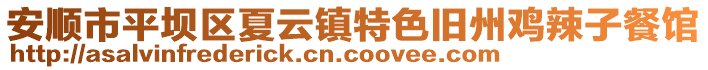 安順市平壩區夏云鎮特色舊州雞辣子餐館
