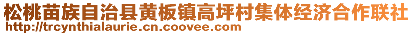 松桃苗族自治縣黃板鎮(zhèn)高坪村集體經(jīng)濟(jì)合作聯(lián)社