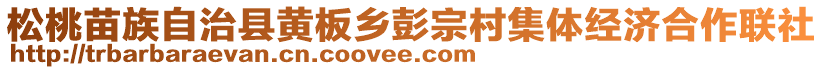 松桃苗族自治縣黃板鄉(xiāng)彭宗村集體經(jīng)濟合作聯(lián)社