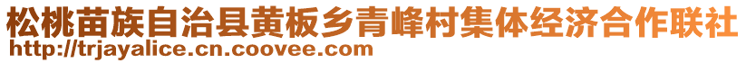 松桃苗族自治縣黃板鄉(xiāng)青峰村集體經(jīng)濟(jì)合作聯(lián)社