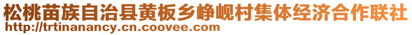 松桃苗族自治縣黃板鄉(xiāng)崢峴村集體經(jīng)濟(jì)合作聯(lián)社