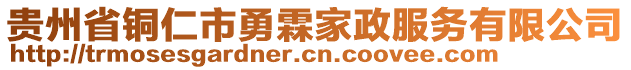 贵州省铜仁市勇霖家政服务有限公司