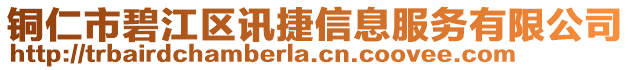 銅仁市碧江區(qū)訊捷信息服務(wù)有限公司