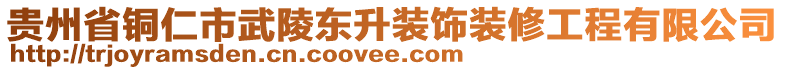 貴州省銅仁市武陵東升裝飾裝修工程有限公司