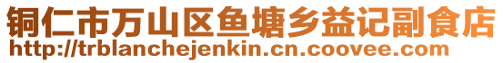 銅仁市萬山區魚塘鄉益記副食店