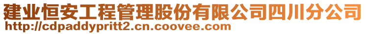 建业恒安工程管理股份有限公司四川分公司