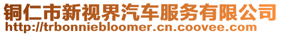 銅仁市新視界汽車服務有限公司