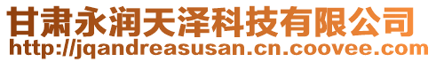 甘肅永潤天澤科技有限公司