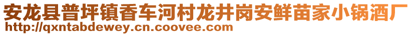 安龙县普坪镇香车河村龙井岗安鲜苗家小锅酒厂