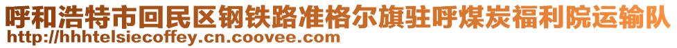 呼和浩特市回民區(qū)鋼鐵路準格爾旗駐呼煤炭福利院運輸隊