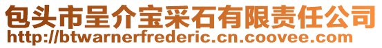 包頭市呈介寶采石有限責(zé)任公司