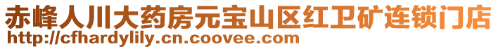 赤峰人川大藥房元寶山區紅衛礦連鎖門店