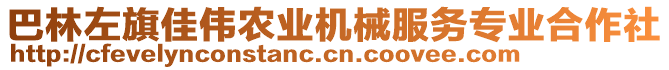 巴林左旗佳偉農(nóng)業(yè)機(jī)械服務(wù)專業(yè)合作社