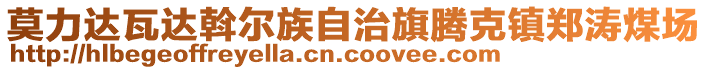 莫力達(dá)瓦達(dá)斡爾族自治旗騰克鎮(zhèn)鄭濤煤場(chǎng)